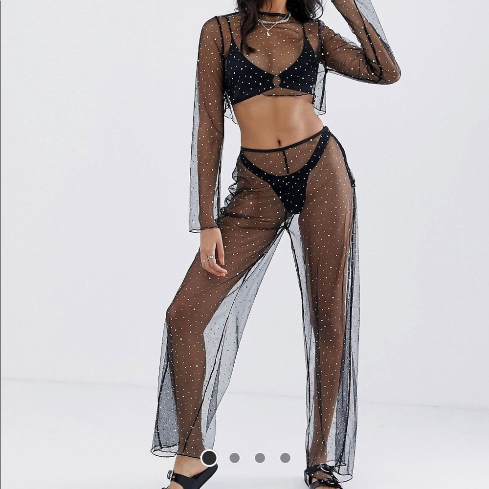 Jaded London Mesh Two Piece